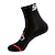cheap Cycling Socks-Compression Socks Athletic Sports Socks Crew Socks Cycling Socks Men&#039;s Football / Soccer Cycling / Bike Breathable Wearable 1 Pair Winter Solid Color Chinlon Black White Orange M L XL