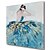 cheap People Paintings-Oil Painting Handmade Hand Painted Wall Art Portrait People Woman Dancer Home Decoration Décor Stretched Frame Ready to Hang