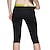 baratos Modeladores femininos-Modelador de corpo Calças Modeladoras Legging Capri Esportes Neoprene Ioga Exercício e Atividade Física Bikram Elástico Suor quente Compressão abdominal Perda de peso Queimador De Gordura De Barriga