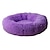 cheap Dog Beds &amp; Blankets-donut cuddler calming bed, ultra soft plush dog cat deep sleeping bed winter warm round fluffy pet nest(green,s)