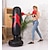 cheap Boxing &amp; Martial Arts-Inflatable Boxing Punching Bag for Taekwondo Martial Arts Kick Boxing Muay Thai Leak-Proof Explosion-Proof Freestanding Flexible Strength Training Stress Relief Crossfit Yellow Black Red