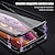 abordables Carcasas iPhone-teléfono Funda Para iPhone 15 Pro Max Plus iPhone 14 Pro Max Plus 13 12 11 Mini X XR XS 8 7 adsorción magnética Protector de cuerpo completo Vidrio de doble cara Antigolpes Transparente Vidrio