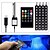 cheap Car Interior Ambient Lights-4PCs Car RGB LED Interior Strip Lights Car Styling Decorative Light With Music Sound Remote Control Atmosphere Lamps Under Dash Foot Lamp USB/Car Plug Charger 12V/5V