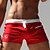 cheap Swim Trunks &amp; Board Shorts-Men&#039;s Swim Shorts Swim Trunks Quick Dry with Mesh Lining Board Shorts Drawstring Zipper Pocket Breathable Bottoms - Swimming Surfing Beach Water Sports Solid Colored Spring Summer