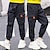 abordables Pantalones-Niños Chico Pantalones Negro Verde Ejército Caqui Color sólido Básico Calle 3-13 años / Escuela / Ropa de calle / Algodón