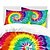 cheap Duvet Covers-Home Textiles 3D Print Bedding Set Duvet Cover Set with Pillowcase,2/3 pcs Duvet Cover Sets Rainbow Tie Dye Print Bedding Set