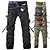 cheap Hiking Trousers &amp; Shorts-Men&#039;s Cargo Pants Hiking Pants Trousers Work Pants Military Outdoor Ripstop Windproof Breathable Multi Pockets Pants / Trousers Bottoms 10 Pockets Zipper Pocket Black Army Green Cotton Work Camping
