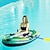 cheap Canoeing-2 Persons Inflatable Boat Set with Hand Air Pump Air Pad French Oars PVC Portable Folding Fishing Boating Water Sports 230*130*35 cm