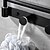 cheap Towel Bars-Multifunctional Rotating Towel Bar with 3 Rows of Hooks Stainless Steel Material Wall Mounted for Bathroom 1pc