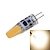 billige Bi-pin lamper med LED-brelong 1 stk g4 3w 1 dimmbart maislys ak12v hvit varm hvit