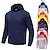 cheap Running Jackets &amp; Windbreakers-Men&#039;s Long Sleeve Hoodie Sweatshirt Top Street Casual Winter Fleece Thermal Warm Breathable Soft Fitness Gym Workout Performance Running Jogging Sportswear Solid Colored Normal White Black Purple Red