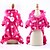 cheap Dog Clothes-pet dog clothes soft plush winter warm pajamas coat jumpsuit winter dog hoodie sweatshirts for small dogs puppy cat custume (xl, hot pink)