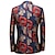 baratos Tuxedo Suits-Ternos de casamento masculinos pretos, 3 peças, gola xale, flor, padrão, ajuste único, um botão, 2024