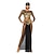 tanie Kostiumy historyczne i vintage-Starożytny Egipt seksowny kostium Kostium Cosplay Kleopatra Damskie Halloween Impreza Sukienka