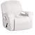 voordelige Achterstoelhoes-fauteuil stoel stretch sofa hoes hoes elastische bank beschermer met zak voor tv afstandsbediening boeken effen effen kleur waterafstotend zacht duurzaam