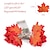 cheap LED String Lights-Maple Leaf String Lights Fall Decoration Fall Garland Lights 3m 20LEDs Battery Operated for Outdoor Home Thanksgiving Party Decoration