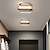cheap Dimmable Ceiling Lights-24 cm Geometric Shapes Flush Mount Lights Metal LED Modern 220-240V