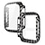 Недорогие Чехлы для умных часов-Чехол для часов с защитной пленкой для экрана Совместим с Apple Watch Series 8 7 41mm 45mm / Series 6 5 4 SE 40mm 44mm / Series 3 2 1 38mm 42mm Устойчивый к царапинам Полное покрытие бампера