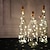 olcso LED szalagfények-LED üveg húrlámpák parafa alakú kültéri esküvői dekoráció 2m led éjszakai csillagos fény 30db 12db 10db rézdrót dugóval borosüveg lámpa esküvői party karácsonyi dekoráció