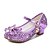 cheap Kids&#039; Flats-girls glitter mary jane low heel wedding party princess dress pump shoes shoes for toddler kids,black 10.5 little kid