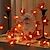 abordables Tiras de Luces LED-Guirnalda de luces de hoja de arce para decoración de otoño