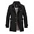 preiswerte Herren-Blazer &amp; -Anzüge-Herren Wintermantel übergangsjacke Mantel Trenchcoat Kurzermantel Geschäft Lässig Baumwolle Windjacke Oberbekleidung Bekleidung Einfarbig Reverskragen mit Schlitz