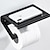billige Toiletpapirholdere-sort toiletpapirholder plads aluminium vandtæt tissueboks udstanset hylde vægmontering tissueholder nyt design