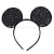 cheap Hair Jewelry-mouse ears, fanxier  2 pcs mice ears headbands hair band for children mom baby boys girls birthday party