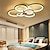 cheap Dimmable Ceiling Lights-6-Light LED Dimmable Ceiling Light Flush Mount Lights Circle Design Modern Style Simplicity Acrylic 90W Living Room Dining Room Bedroom Light Fixture ONLY DIMMABLE WITH REMOTE CONTROL