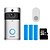 cheap Video Door Phone Systems-EKEN V5 Smart WiFi Video Doorbell With 3*18650 Battery And 1*Chime And 32GB TF card