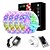 billige LED Strip Lamper-zdm 20m (4 * 5m) led lysstrimler kit rgb tiktok lys 2835 1200 lysdioder 8mm stripe fleksibelt lys led ir 44key fjernkontroll med eu us au strømforsyning ac110-240v