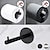 voordelige Toiletrolhouders-toiletrolhouder rond nieuw design zelfklevend RVS badkamerrol papier plank wandmontage 1st