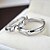 baratos Rings-Couple Rings Sterling Silver Ladies Fashion Bridal 2pcs / Couple&#039;s / Couple&#039;s