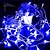 halpa LED-hehkulamput-4m String Lights 40 LEDs Dip Led 1pc Warm White White Red Party Decorative Lovely AA Batteries Powered IP44