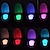 ieftine Lumini Nocturne LED-cadou cool scaun de toaletă cu led lumină de noapte vas de baie senzor de detectare activat de mișcare Toaletă impermeabilă cu schimbare în 8 culori pentru copil adult