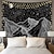 baratos tapeçaria de paisagem-Pintura japonesa estilo kanagawa onda tapeçaria de parede arte decoração cobertor cortina pendurada casa quarto decoração de sala de estar ukiyo-e mar tarô preto branco