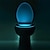 cheap Indoor Lights-Cool Gift LED Toilet Seat Night Light Bathroom Bowl Motion Activated Detection Sensor 8-Color Changing Waterproof Washroom for Adult Kid