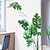 cheap Decorative Wall Stickers-WallDecals Decor Vinyl DIY Green Tree Leaves Wall Stickers Removable Waterproof Wallpaper Decals Art Easy Peel &amp; Stick for Kids Room Living Room Bedroom 30X90X2CM