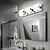 olcso Sminklámpák-LED 3 lámpás tükör elülső mosdó lámpa fürdőszoba világítás 9w rozsdamentes acél akril fali lámpa 55cm (21.65 &quot;) sminkvilágítás vízálló 80-90cri