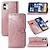 cheap iPhone Cases-Case For iPhone 13 12 / 11 Pro Max / SE2020/ XS Max / XR XS 7/8 7/8 plus Card Holder Flip Embossed Full Body Cases Solid Colored PU Leather TPU