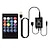 cheap WiFi&amp;Music Control-Music Control LED Light Strip 1M 2M 3M 4M 5M 5050 RGB SMD 30 LEDs Per Meters Tiktok LED Strip Lights with IR 24 Key Controller USB Port DC5V