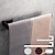 זול מוטות למגבות-בר מגבות אמבטיה 304 נירוסטה יחיד בר שחור מט, מראה מלוטש, חדר רחצה צמוד קיר מוברש&amp;amp; מִטְבָּח
