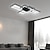 Χαμηλού Κόστους Φώτα Οροφής με Dimmer-Φωτιστικό οροφής led 105 cm 3-φωτός αλουμίνιο με γεωμετρικό σχέδιο γραμμικό φωτιστικό χωνευτό μοντέρνο βαμμένο φινίρισμα με ρυθμιζόμενο φωτισμό τραπεζαρίας γραφείου που ρυθμίζονται μόνο με