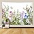 cheap Wall Tapestries-Sketch Wall Tapestry Art Decor Blanket Curtain Hanging Home Bedroom Living Room Decoration Flower Floral Plant