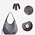 お買い得  ハンドバッグ＆トートバッグ-女性用 トップハンドルバッグ キャンバス PUレザー 日常 ジッパー カラーブロック ブラック アーミーグリーン ブルー