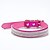 cheap Dog Collars, Harnesses &amp; Leashes-pet&#039;s house dog collars for small dogs female bling personalized girl pitbull leather pink spikes sparkle training thick shock (xs, pink)