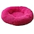 cheap Dog Beds &amp; Blankets-donut cuddler calming bed, ultra soft plush dog cat deep sleeping bed winter warm round fluffy pet nest(green,s)