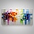 cheap Abstract Paintings-Oil Painting Hand Painted Horizontal Panoramic Abstract Still Life Modern Rolled Canvas (No Frame)