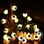 olcso LED szalagfények-halloween fények sütőtök zsinór lámpák 3m 20 led pók szellem szemgolyó csontváz pálma fesztivál buli ünnep halloween dekoráció kellék led játékok elem nélkül