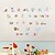 cheap Decorative Wall Stickers-26 English Letters Animal Print DIY Wall Stickers Decorative Wall Stickers, PVC Home Decoration Wall Decal Wall Decoration / Removable For Early Childhood Education 30*90*2CM